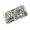 F26C 60Pcs Copper Lugs Rings Crimps Terminals Eyelets Rings Terminals Connectors