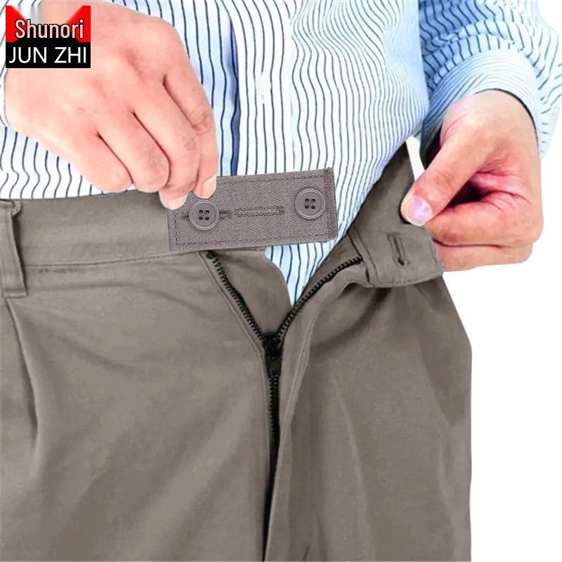 Adjustable Waist Extender Button for Pants - Casual, Dress, and Jeans 