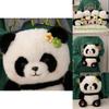 Mahjong Panda Plush Toy Soft Cute Animal Stuffed Doll For Kid And Gift Giving