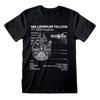 Star Wars Millenium Falcon Sketch Official Merch T-Shirt M NEW-