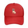 Dog French Bulldog Breed Mesh Baseball Caps Snapback Baseball Hats Breathable Casual Casquette Outdoor For Unisexs And Womens