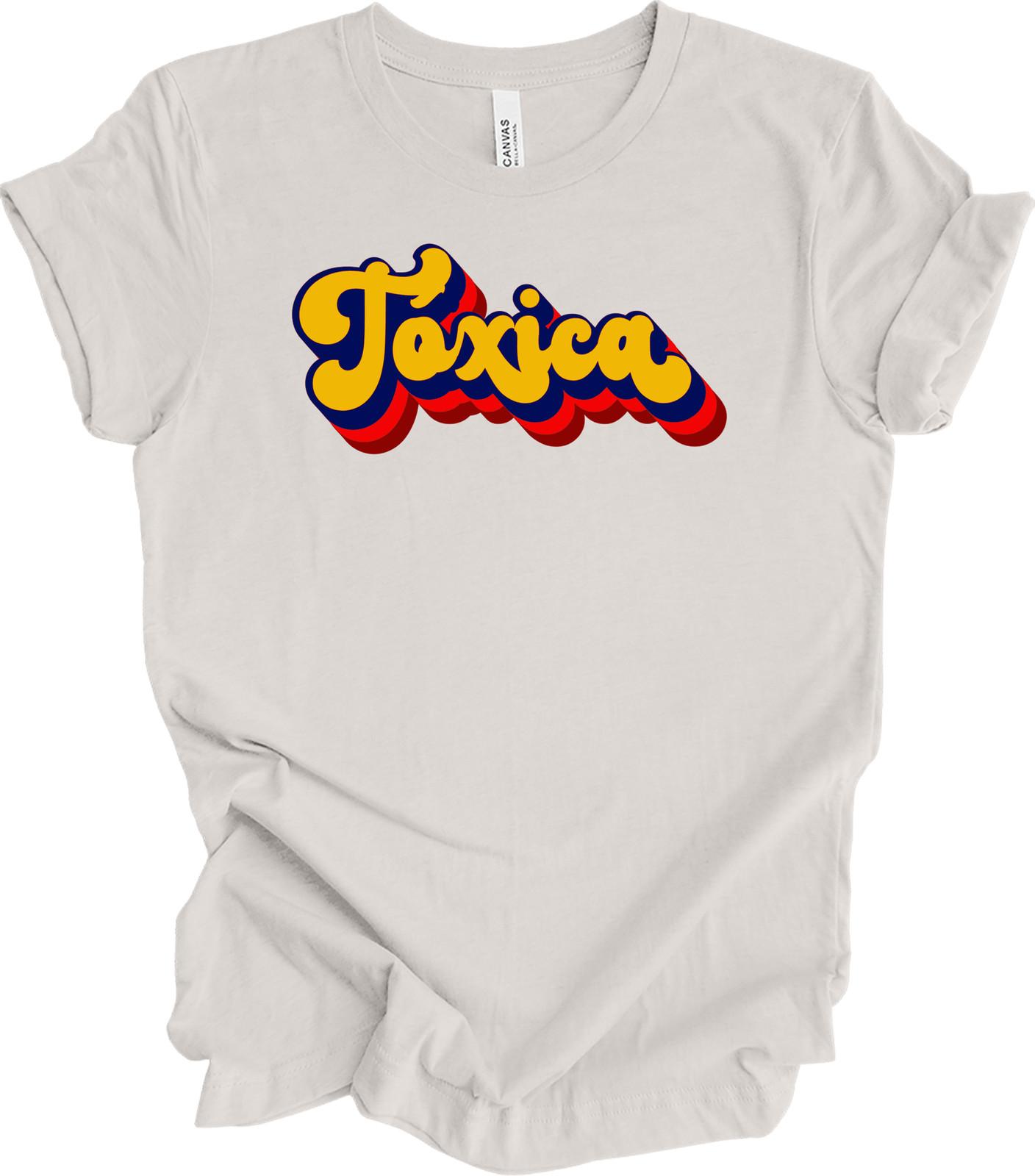 Toxica Latina T-Shirt Retro 70s Style Mexican Mamacita Morena Latina Baddie Gift XXXL