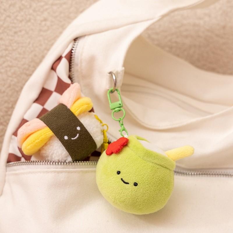 Fruit Tortoise Slippers Shaped Plush Keychain Toy Short Material Gifts Doll