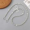 Beaded Bag Crossbody Lanyard Long Chain Pearl Bow Phone Lanyard DIY Mobile Phone Chain  Bag Straps