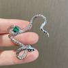 European and American Geometric Snake Bite Ear Clip Jewelry Women Animal Earrings Punk Cartilage Alloy Earrings
