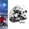 Hockey Helmet Headgear with Chin Strap Professional Roller Skating Helmet Hockey Accessory for Dryland Hockey Match Training