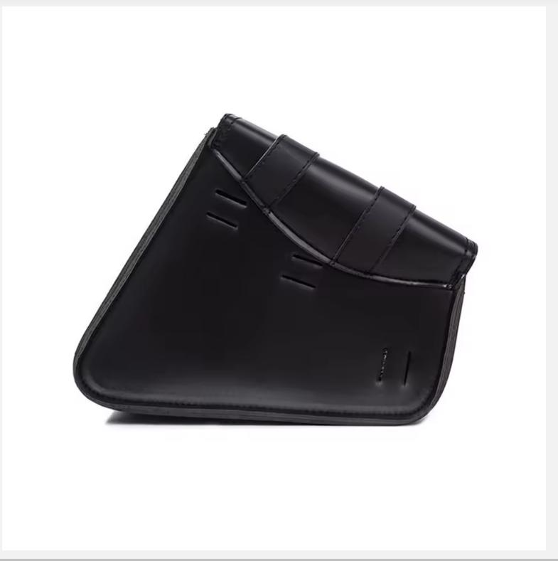 Motorcycle Side Saddle Bags PU Leather Swing Arm Tool Bag for Sportster XL883 1200 Honda Suzuki Universal Storage Saddlebags