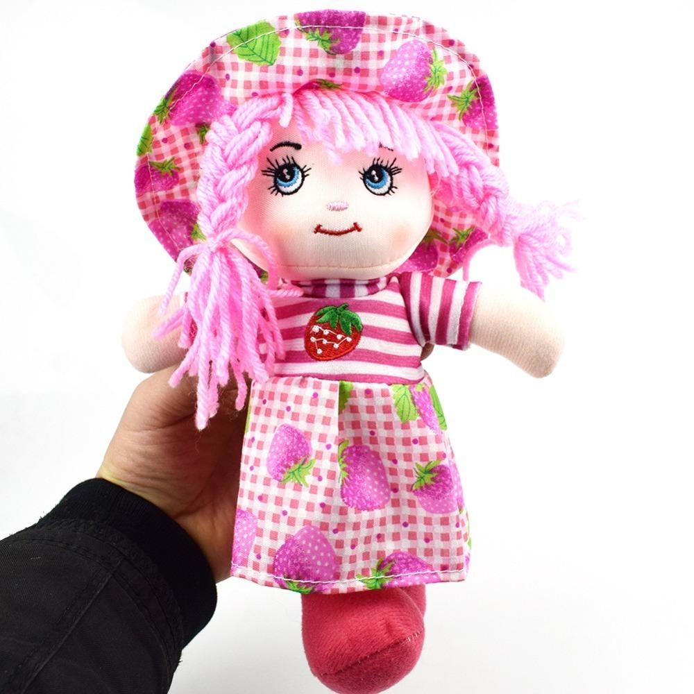 25cm Rag Dolls Fruit Skirt Hat Baby Sleeping Toy Cute Girls Birthday Christmas Gifts