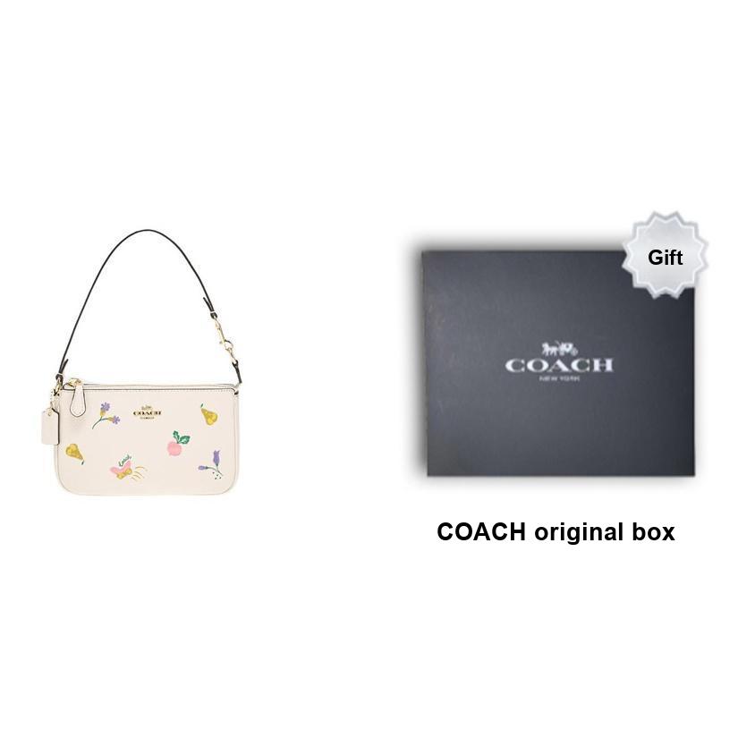 New COACH Nolita Cow Leather Mahjong Bag Shoulder Bag Handbag Shoulder Bag Women's White C8719-IMCAH