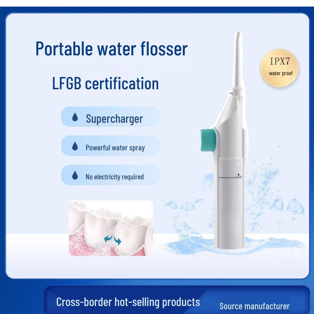Portable High-Pressure Water Flosser for Home Teeth Cleaning