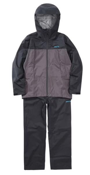 Shimano Rain Size L RA-047X 3-Layer Suit, Black,