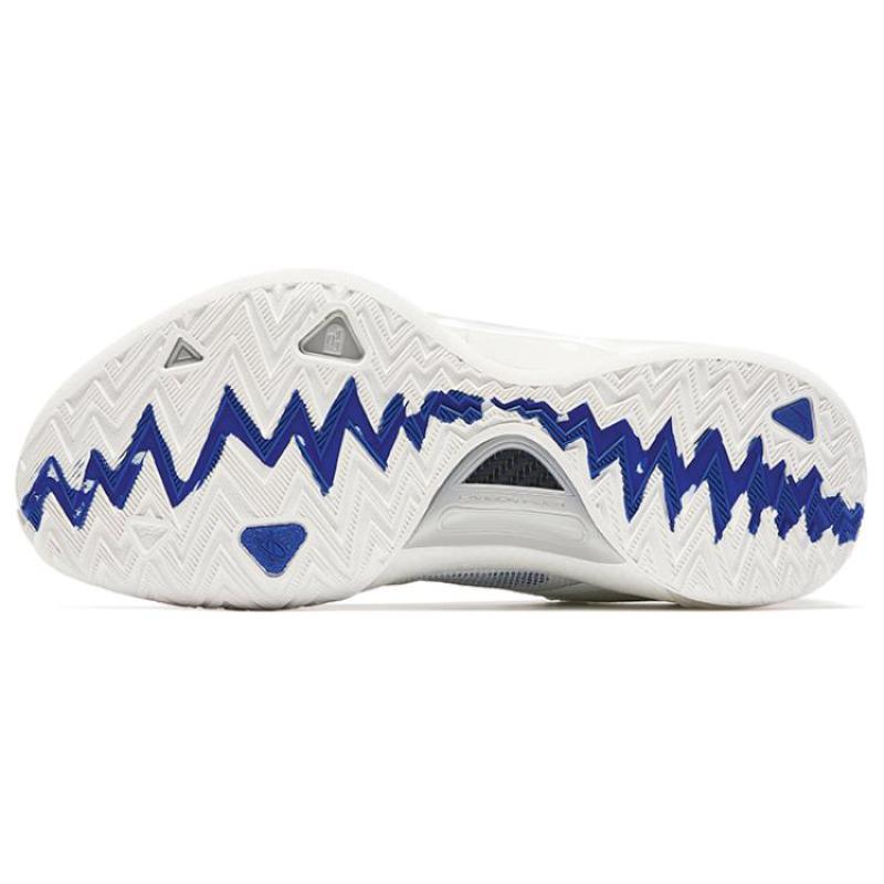 Anta GH5 Gordon Hayward 5 Full Blood Full Phoenix Cushioning Rebound Low-Top Basketball Shoes Men's White Silver Blue Sneakers 912421115-5
