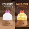 Starry Sky Projector Night Lights Bluetooth Speaker Deer USB Table Desk Lamp Bedroom Decoration For Kids Baby Birthday Gift