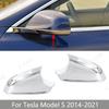 Chrome Exterior Rearview Side Mirror Lower Bottom Base Cover Lid Cap Shell For Tesla Model S 2014 2015 2016 2017 2018 -
