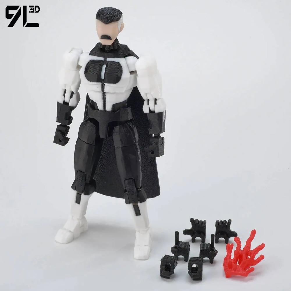 9L3D Dummy13 Lucky13 Invincible Boy Betrayal Anime Multi-Jointed Mechanical Limbs Action Figures Youth Titan13 Battle Toys Gifts