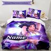 3pcs KPop Demon Hunters14 Cover Set - Personalized Name, HD Printed Bedding with 1 Cover and 2 Pillowcases - Perfect for Home Decor, Easy Care
