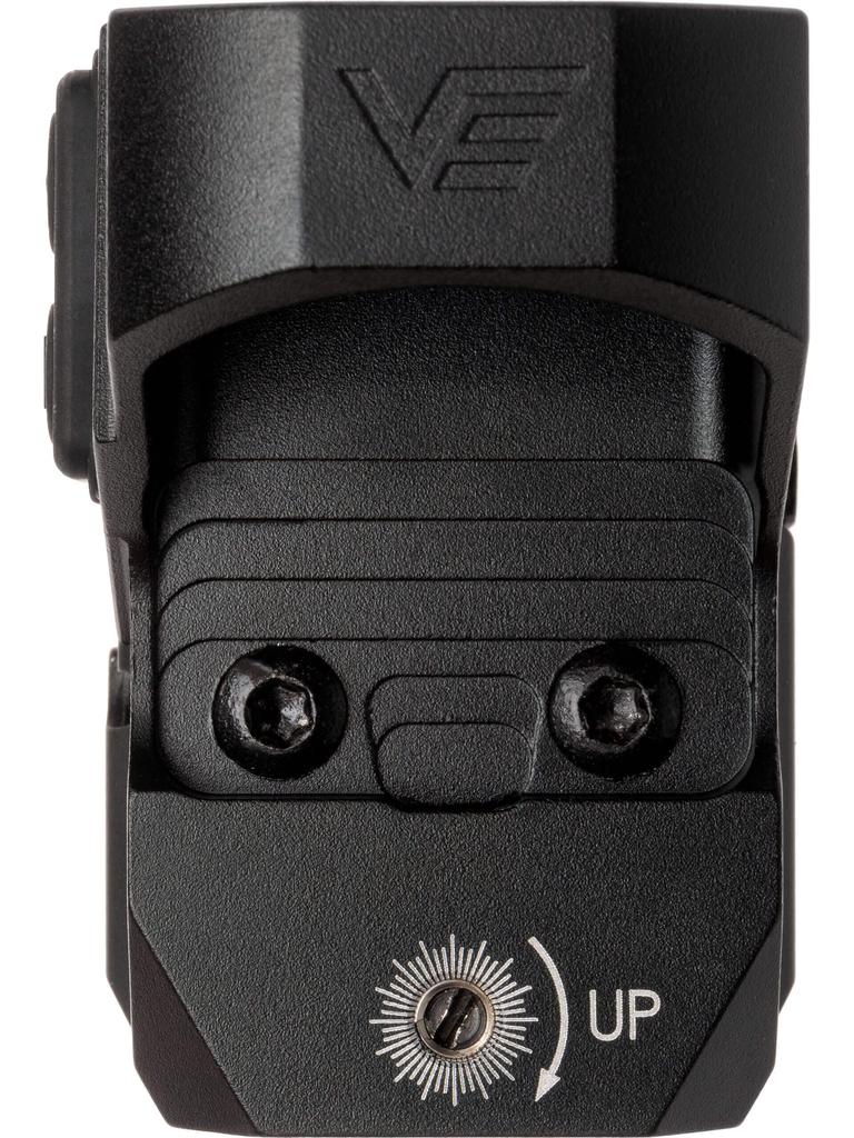 TAC Vector Optics Fury 1x Compact Mini Reflex Red Dot Sight Water Shock Resistant Weaver Base Fit Color Black 0.5m 12GA. 223.308