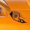 Stylish Animal Car Stickers Angry Turbo Snail DUB Drift Race Car Styling Vinyl Decals