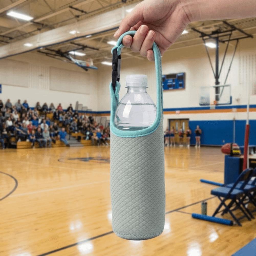 Neoprene Sport Water Bottle Cover Adjustable Shoulder Strap Vacuum Cup Sleeve Children