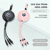 For BMW Hot 2025 BMW Car 3 in1 USB Type C Charging Cable Multi Charger For BMW G01 G02 F22 F23 E46 E93 E39 G26 F01 F02 F06 G32 G
