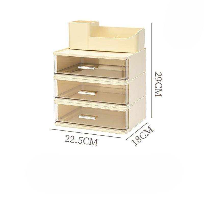 Multi-layer Transparent Drawer Cosmetics Organizer Makeup Storage Box Large Capacity Table Lipstick Makeup Brush Perfume Racks