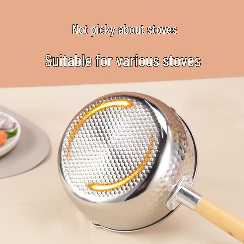 Yi Bo 430 Stainless Steel Yukihira Saucepan