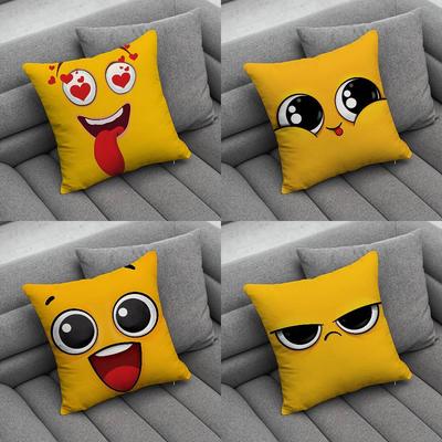 Funny Expression Pillow Case Pillowcase Home Sofa Cushions Car Cushions Pillowcover Office Pillowshell Pillow