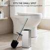 Freestanding Toilet Brush and Holder Stainless Steel Toilet Bowl Brush for Bathroom Toilet Accessories Enduring