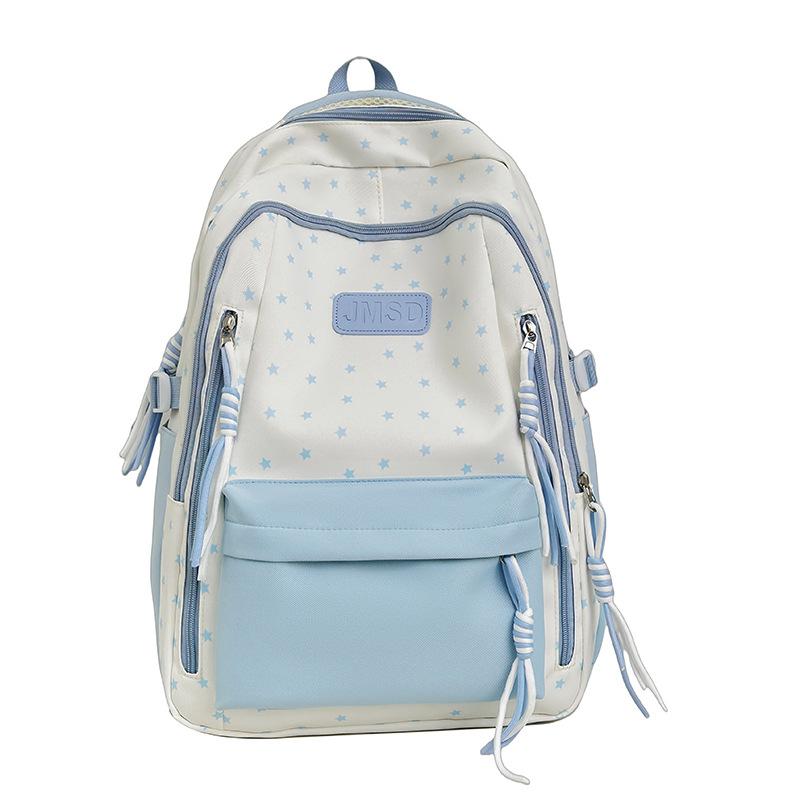 Schoolbag small fresh schoolbag female college student Korean version ins cute computer backpack junior high school high school student large capacity