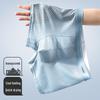Langesha Men's Ice Silk Quick-Dry Antibacterial Boxer Briefs