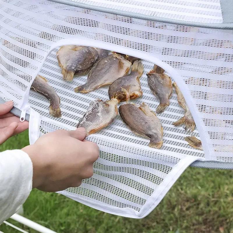 Drying Net 3layer Hanging Clothes Drying Nets for Fruit Herbs Foods Dryer Cage Breathable Storage Rack Cleaning Dry Tools