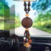 Men's Luxury Peach Wood Pixiu Car Hanging Ornament