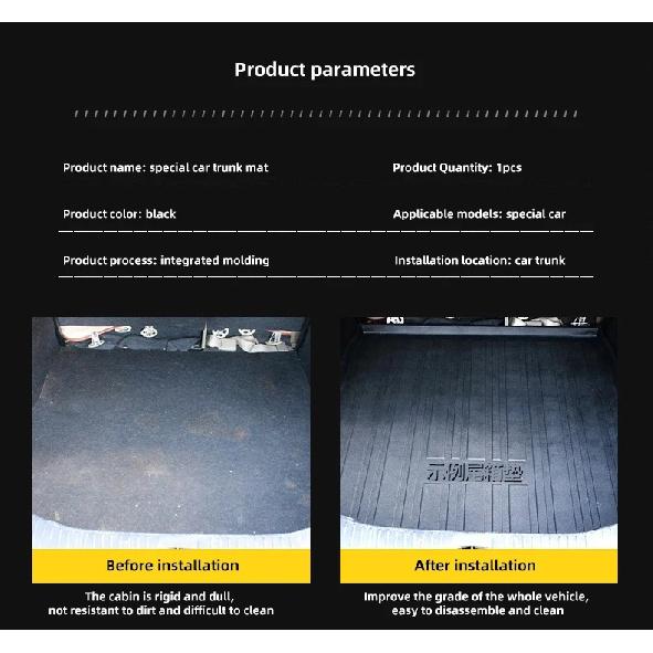 EVA Material for VW Golf 7 Accessories Volkswagen Golf Mk7 Hatchback GTI R 2013~2018 Car Trunk Mats Liner Waterproof Storage Pad