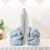 1Pcs Lovely Cartoon Duck Hugging Animal Book Ends Book Stand Holder Decorative Bookends For Desk Office Home Shelf Ornaments