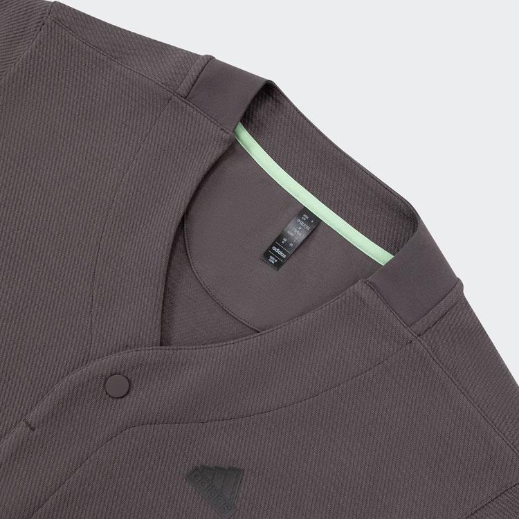 Adidas Business Casual Knit Cardigan Jacket Men Tops Charcoal-Grey JE8595