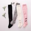 Cute Baby Girls Bowknot Cotton Warm Tights Stockings Autumn Winter White Black Grey Pink Kids Girl Stockings