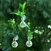 2 Pcs Wall Hanging Terrariums Planter for Hydroponics Plants Clear Propagation Station Wall Mounted Flower Vase for Home Office Living Room Decor
