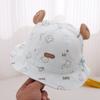 Spring Baby Bucket Hat Thin Breathable Sun Protection Fisherman Cap For Infant Boys And Girls Outdoor UV Shielding