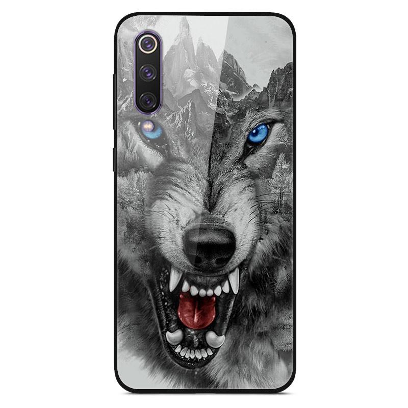 For Xiaomi Mi 9 Mi9 SE Tempered Glass Case Hard Cover Phone Case For Xiaomi Mi 9 SE Mi9 T 9T Pro Cases Redmi Note 9S 9 S Cover