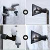 1/2pcs Outdoor Faucet Freeze Protection Cover - Insulated Foldable Design, Easy Install Kit for Standard Pipes, Durable Fabric