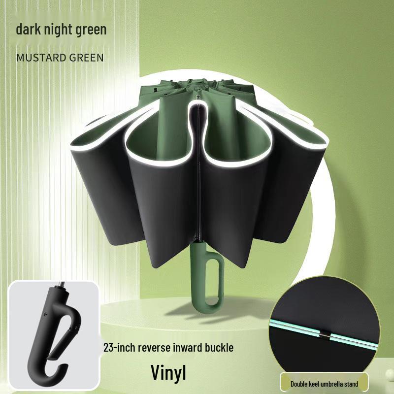 23" Double Rib Dual-Use Automatic Umbrella: Sun & Rain Protection for Two