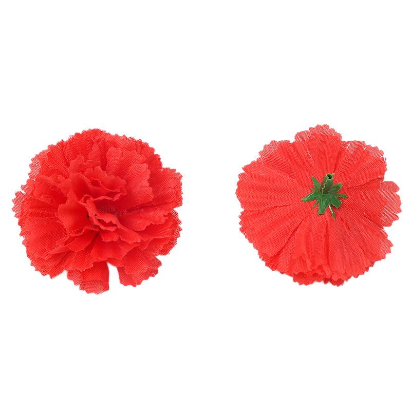 Retro Carnation Fake Flower Hairpins and Brooches - Handmade Hair and Clothing Accessories