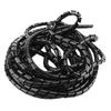 PE Spiral Cable Wrap Black Spiral Cable Organizer Durable Spiral Wire Binding  Electrical Wire