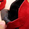 Girls' short boots, autumn and winter fashion, Korean version, high heels, princess boots, medium size, children's and girls' cotton shoes