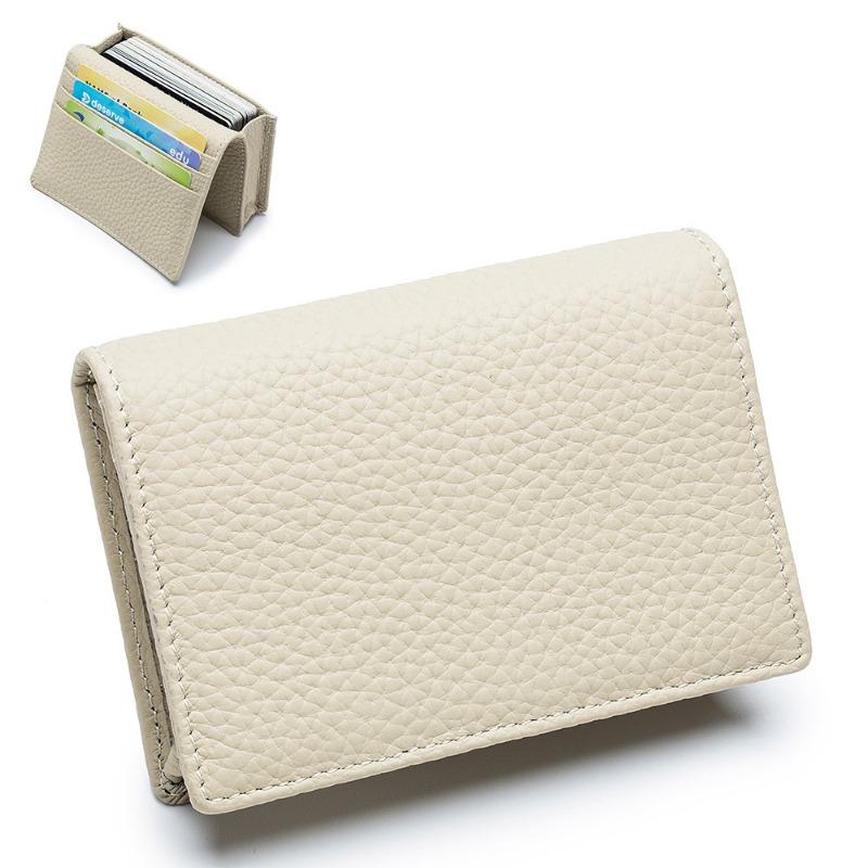 Borsa per biglietti da visita multifunzione, casual, primo strato, borsa da trasporto per mucca, porta biglietti da visita, porta monete creativo per uomo