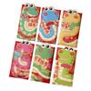 6pcs Blessing New Year Money Envelopes Chinese Style Red Packet Lucky Red Pockets  Spring Festival