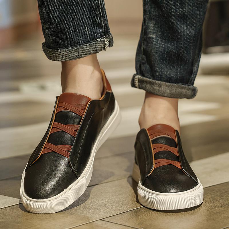 Men's Casual Shoe Classic Lace-Up Low Top Loafer Fashion Sneaker