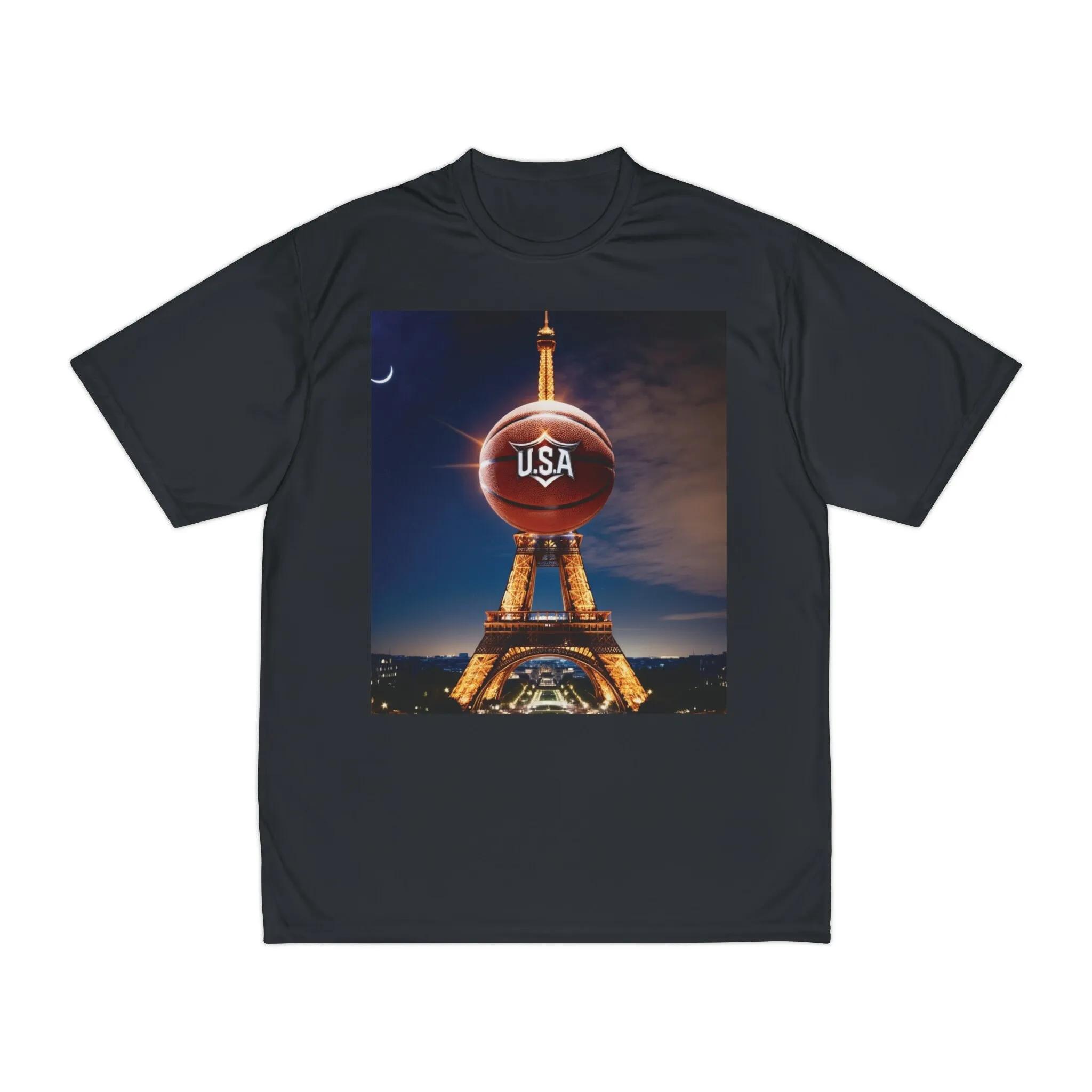 Team U S A Paris Basketball T Shirt S разноцветный