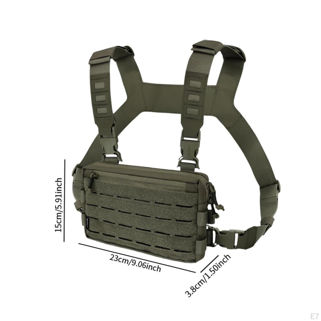 Chest Pack Utility Waterproof Pouch for Workout Cycling Rock Climbing