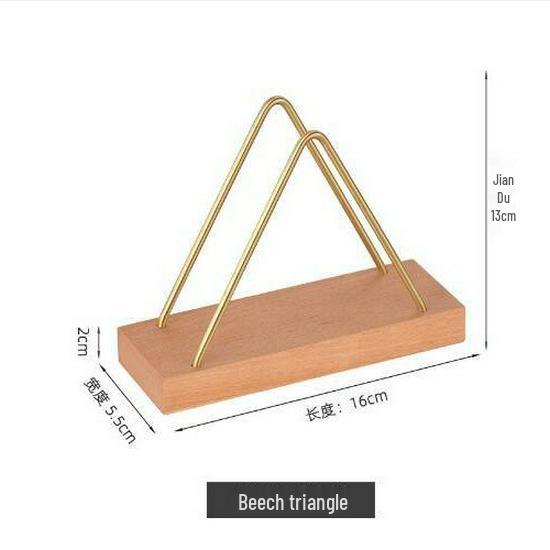 Beech Wood Vertical Tissue & Toothpick Holder for Dining Tables